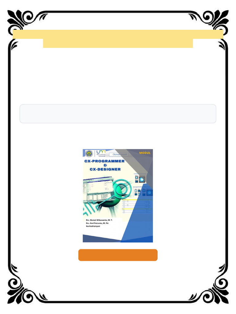 CX Programmer CX Designer Modul Pemrograman Slamet Wibawanto Hari ...