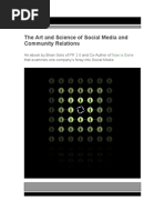 Download ebook The Art and Science of Social Media and Community Relations by Brian Solis SN948734 doc pdf