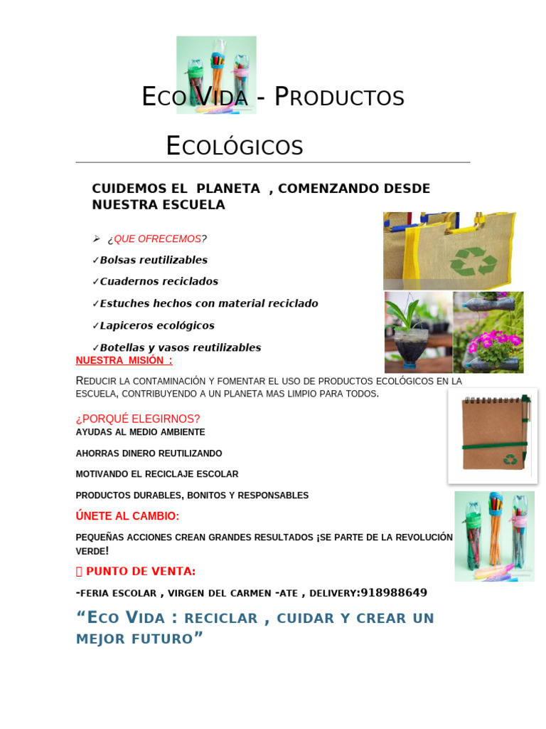 Eco Vida | PDF