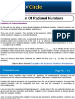 Definition of Rational Numbers