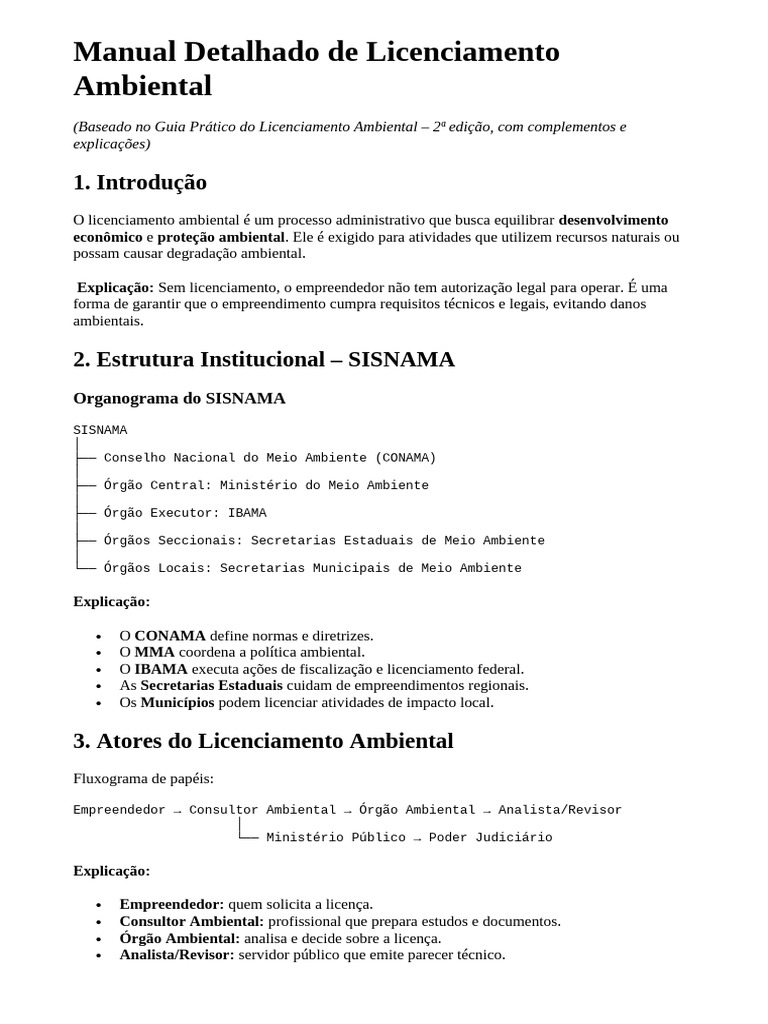 Guia Completo de Licenciamento Ambiental | PDF | Desperdício | Ambiente ...