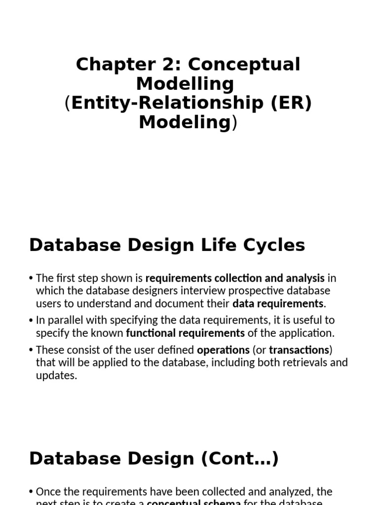 ER Modeling in Database Design Process | PDF | Databases | Database Design