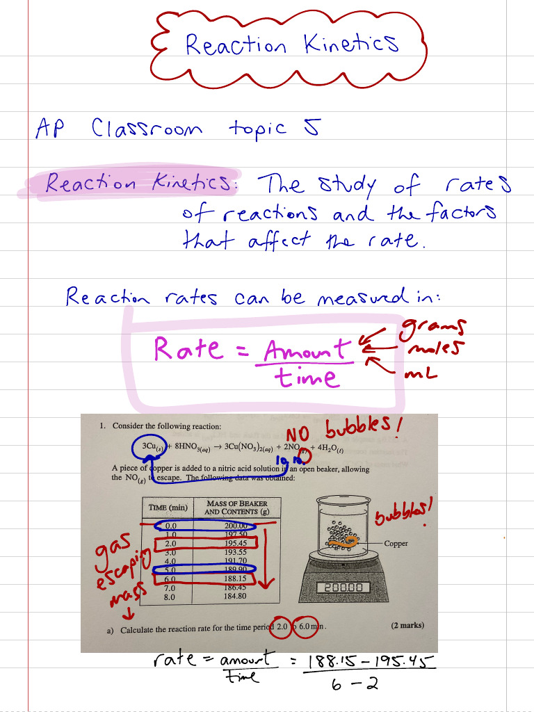 Kinetics Notes - 20251003 - 094010 | PDF