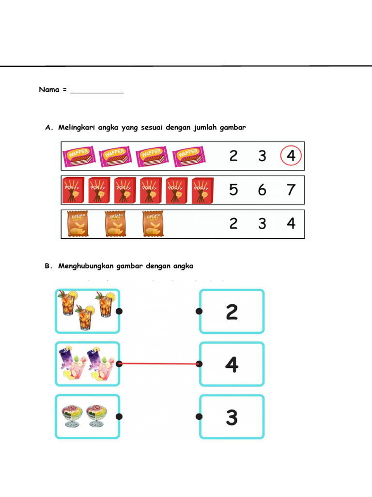 Soal Matematika Fun Olympic TK dan SD | PDF