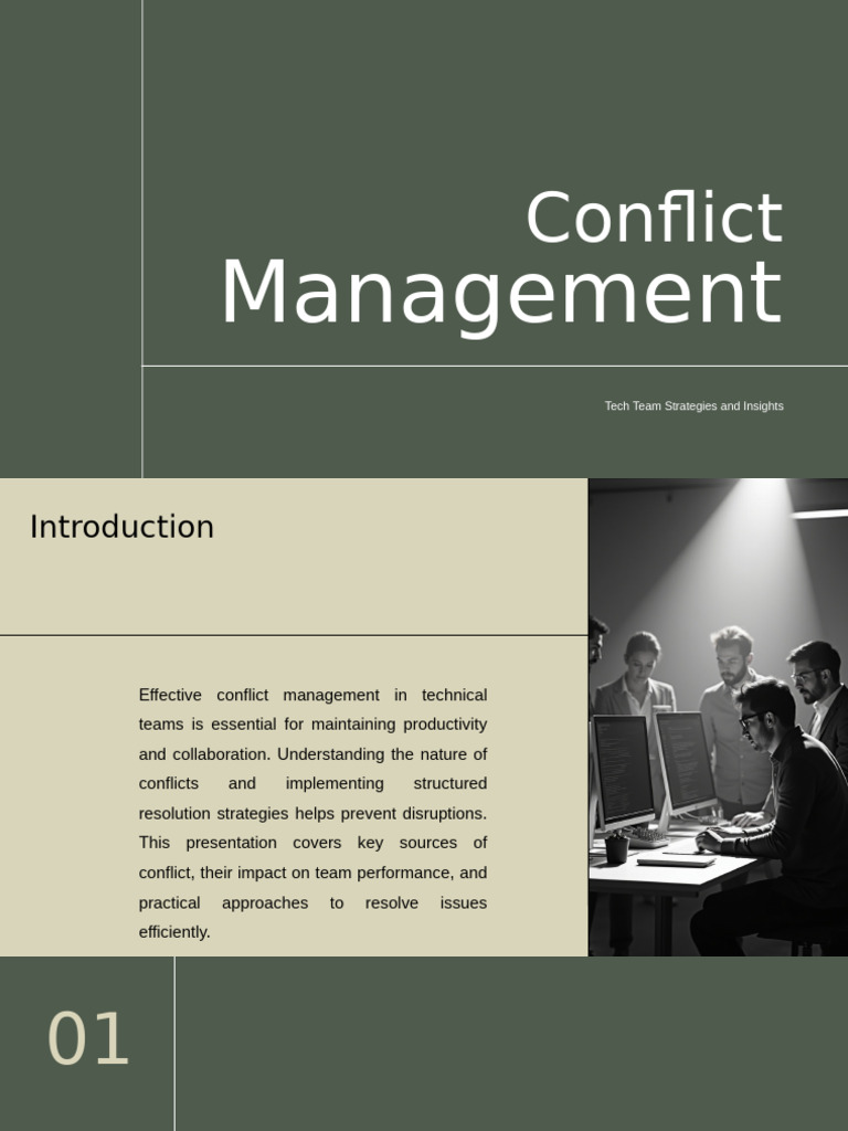 Conflict Management in Tech Teams | PDF | Conflict Resolution ...