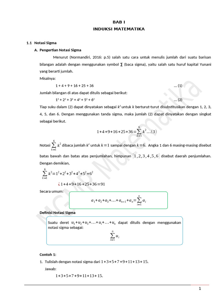 Modul Matematika Wajib Kelas XI Umum 2020 - 2021 | PDF