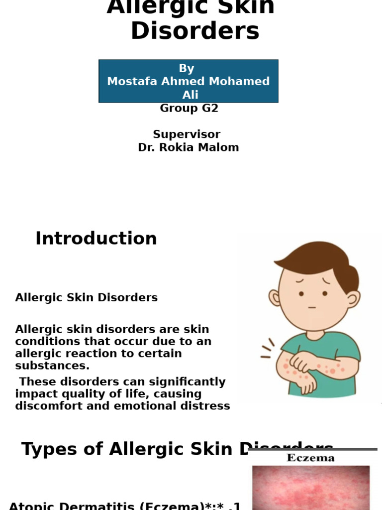 Understanding Allergic Skin Disorders | PDF | Allergy | Dermatitis