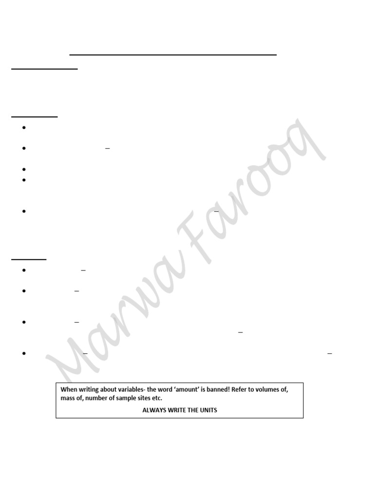 Experimental Report Structure Guide | PDF | Experiment | Standard Deviation
