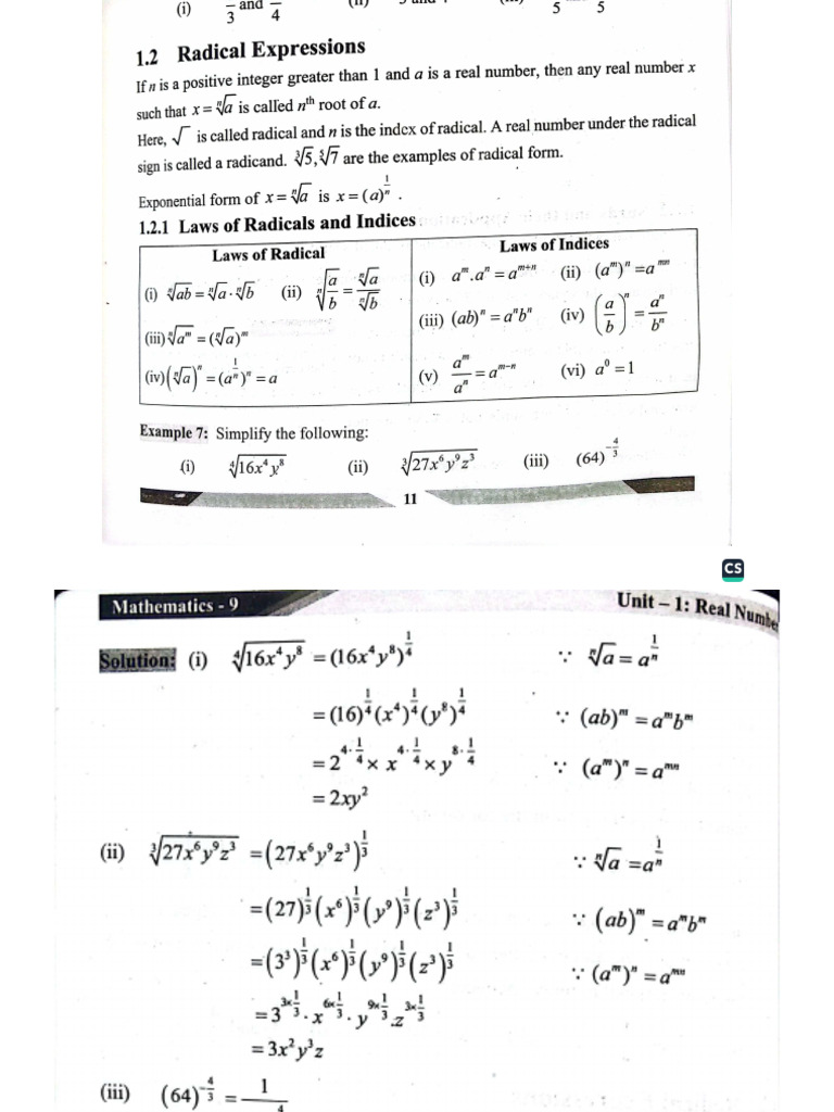 Basic Math Class 9,10,11,12 Questions | PDF