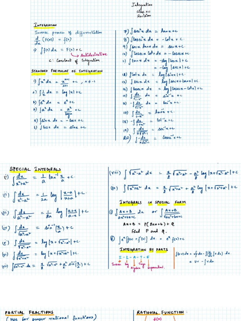 Integration Techniques and Examples | PDF