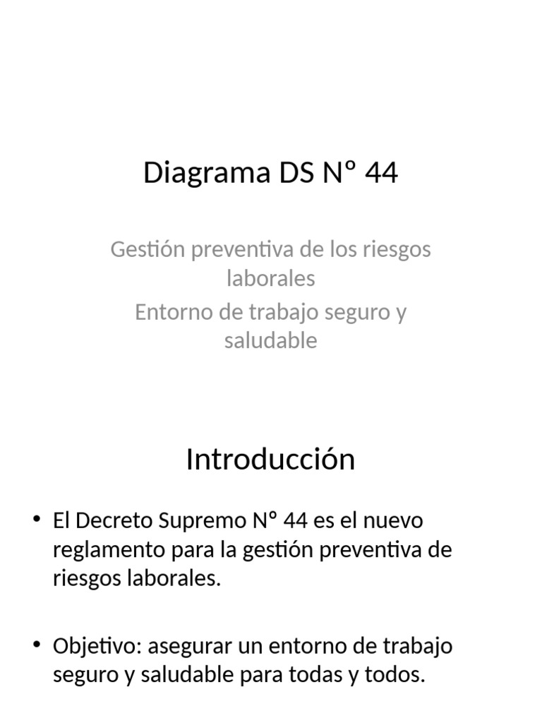 Resumen DS44 Presentacion | PDF
