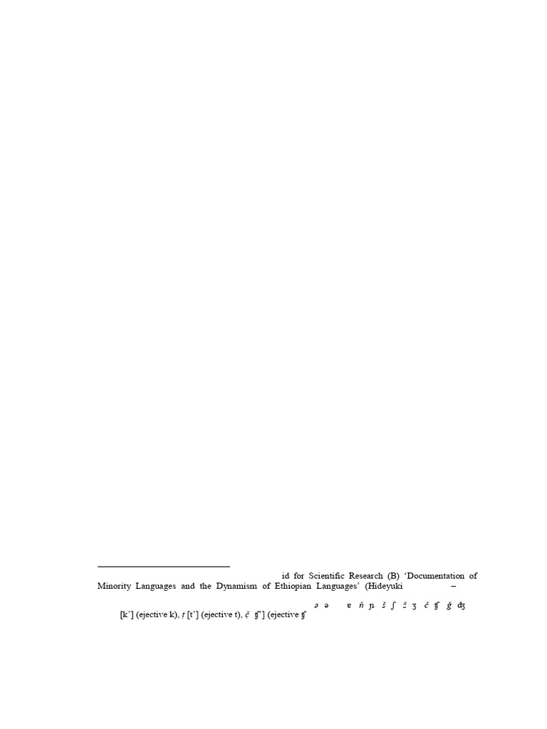 Folktale Documentation of Masqän Language | PDF | Linguistic Morphology ...