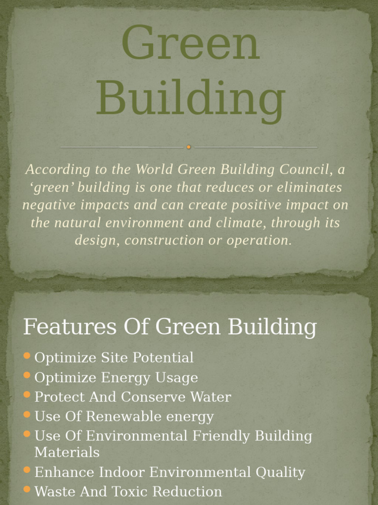 Green Building UNIT 1 | PDF | Ventilation (Architecture) | Green Building