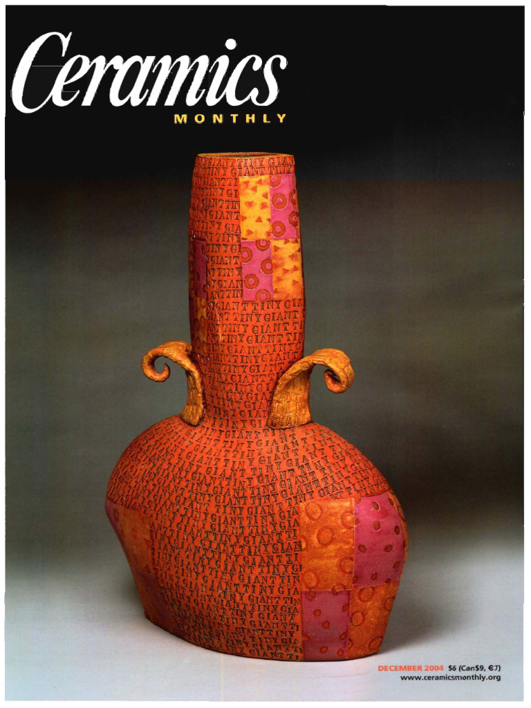 Ceramics Monthly December 2004 Edition | PDF | Pottery | Ceramic Art
