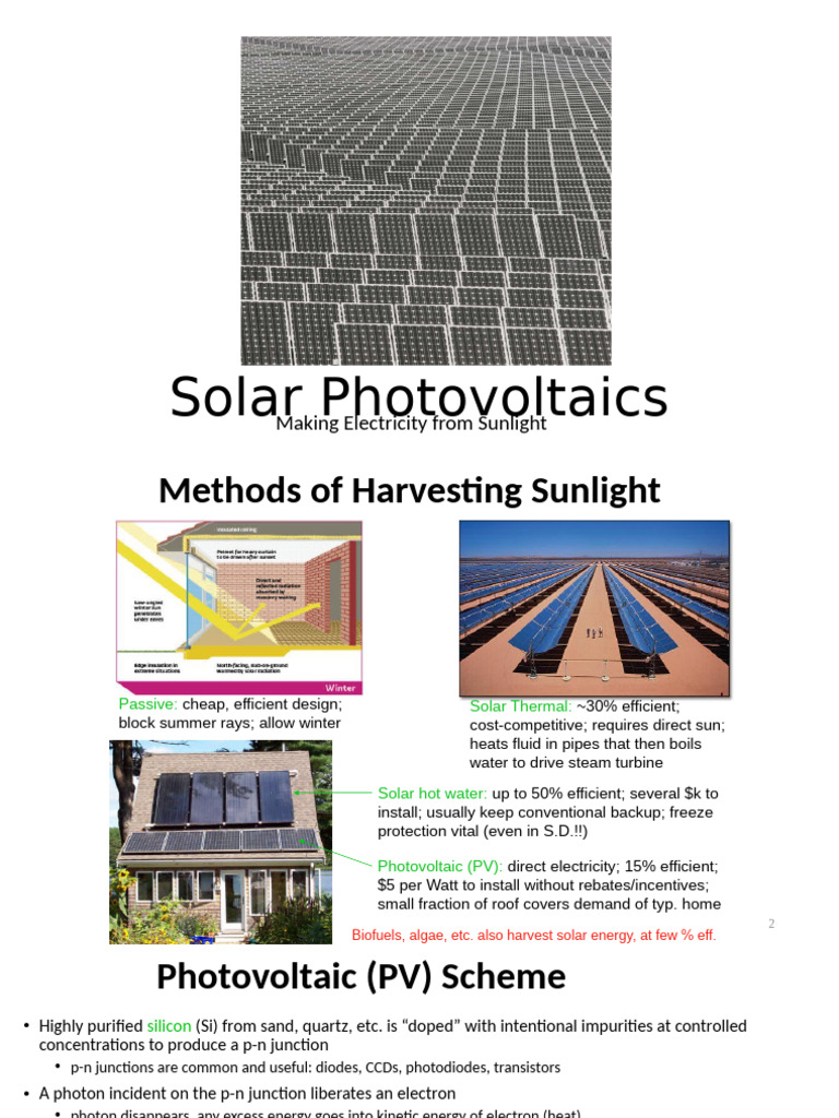 Solar | PDF | Photovoltaics | Physical Sciences