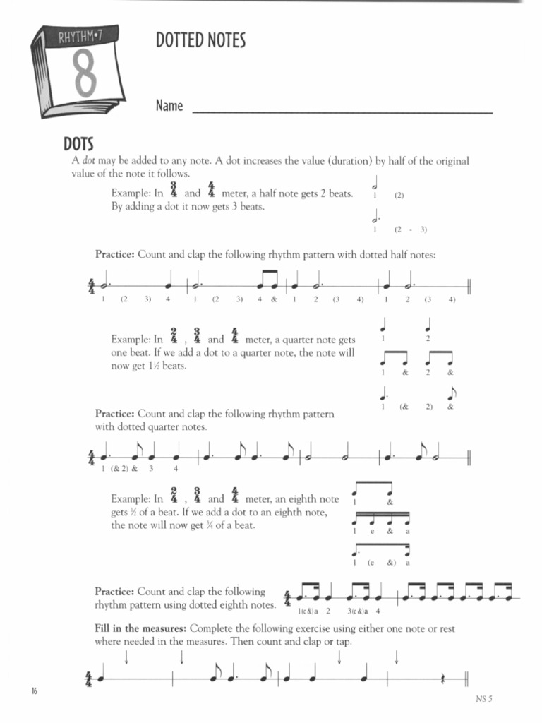 Dotted Notes Pdf
