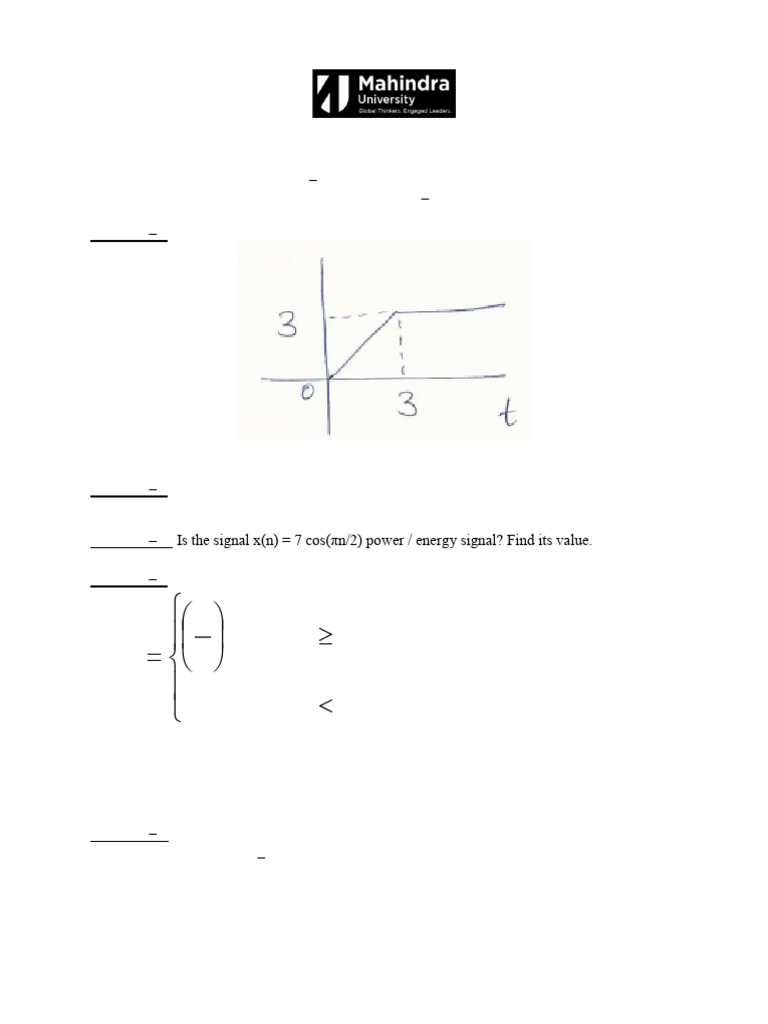 EE 2101 Tutorial-2 | PDF