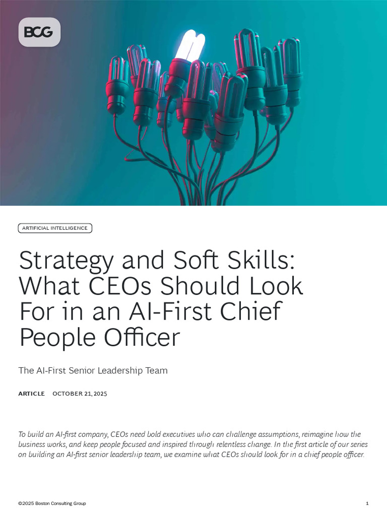 Executive Training What Ceos Should Look For in An Ai First Chief ...