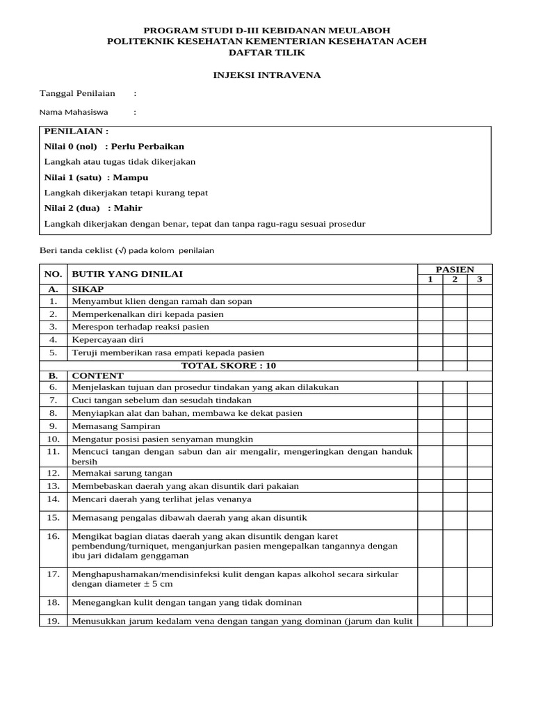 Injeksi IV | PDF