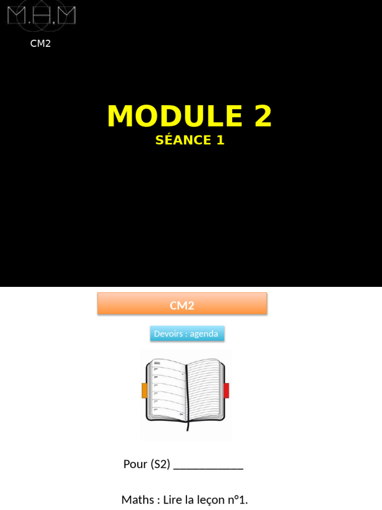 Module 02 Uniformise MHM CM2 | PDF | Technologies de l'information et ...