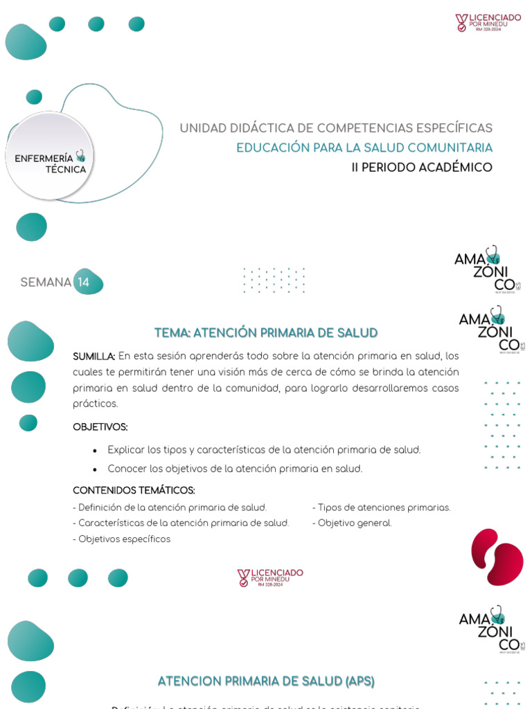 Atención Primaria en Salud Comunitaria | PDF | Cuidado de la salud ...