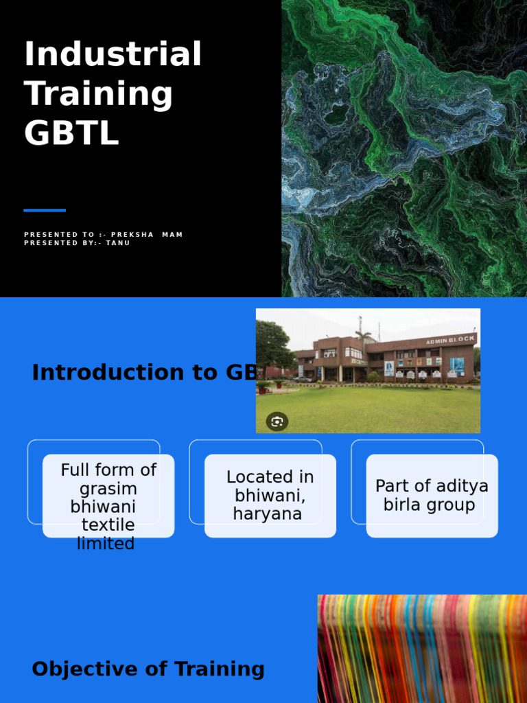 Industrial Training in Textile Manufacturing | PDF | Loom | Spinning ...