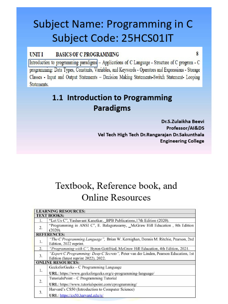 C Programming Paradigms Explained | PDF | Programming Paradigms ...