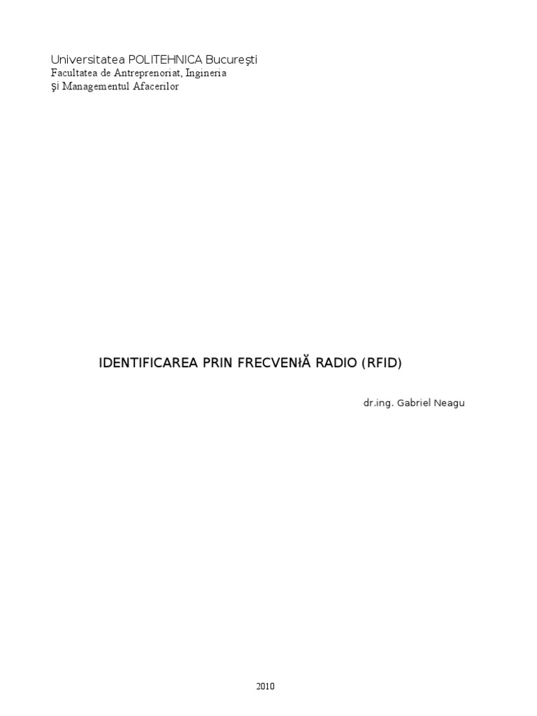 Rfid | PDF