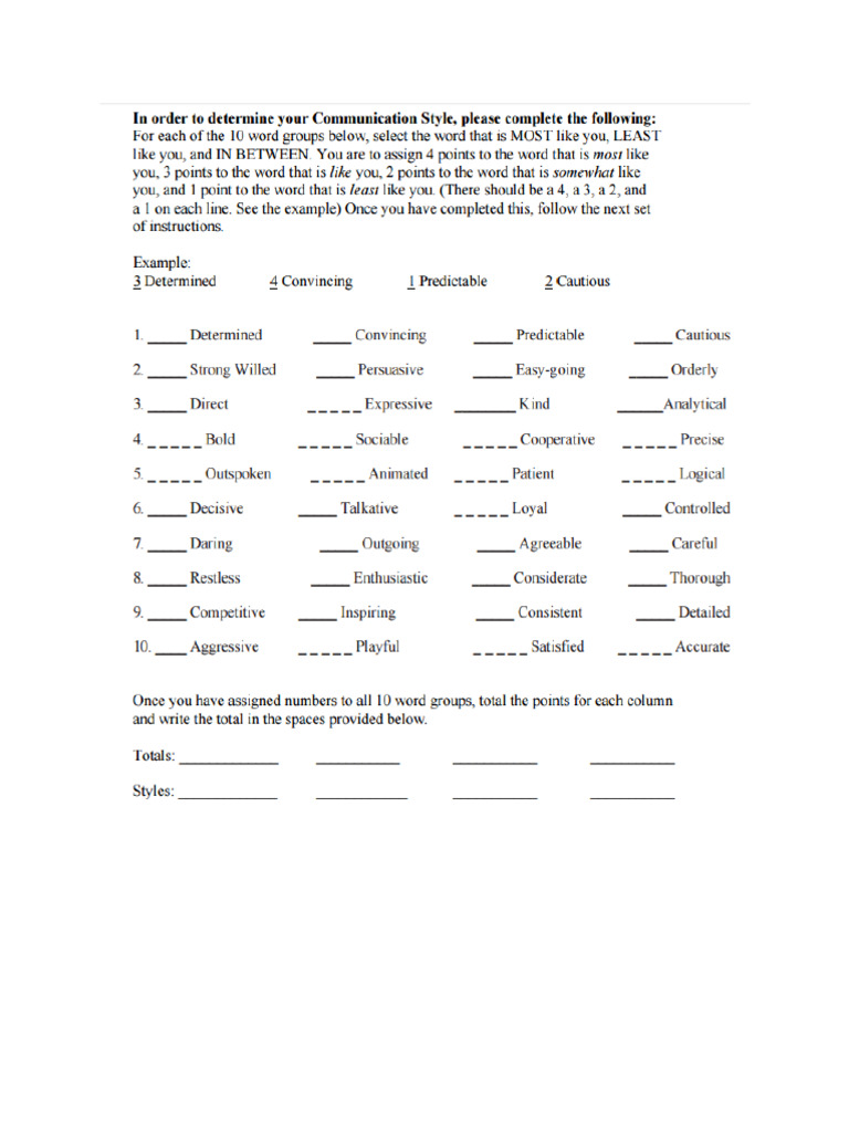 DISC Personality Assessment Guide | PDF | Chess Theory | Chess