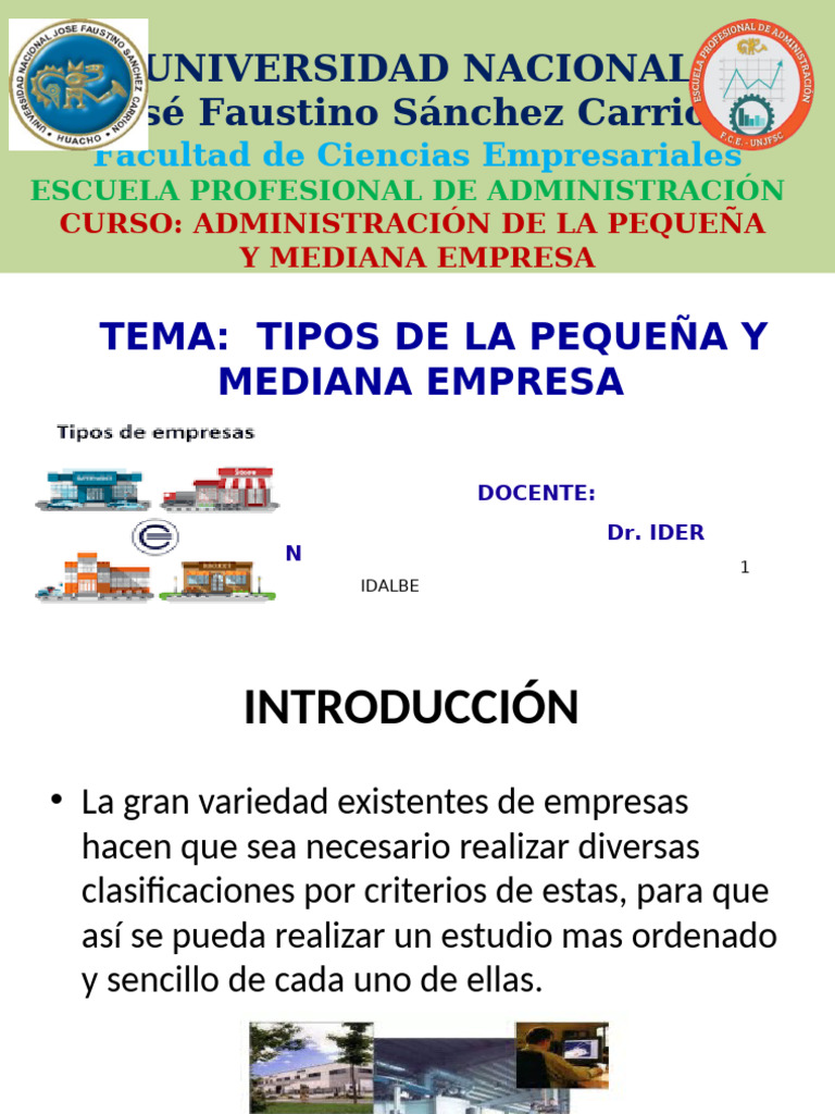 Tipos de Pequeñas y Medianas Empresas | PDF | Business | Cooperativa