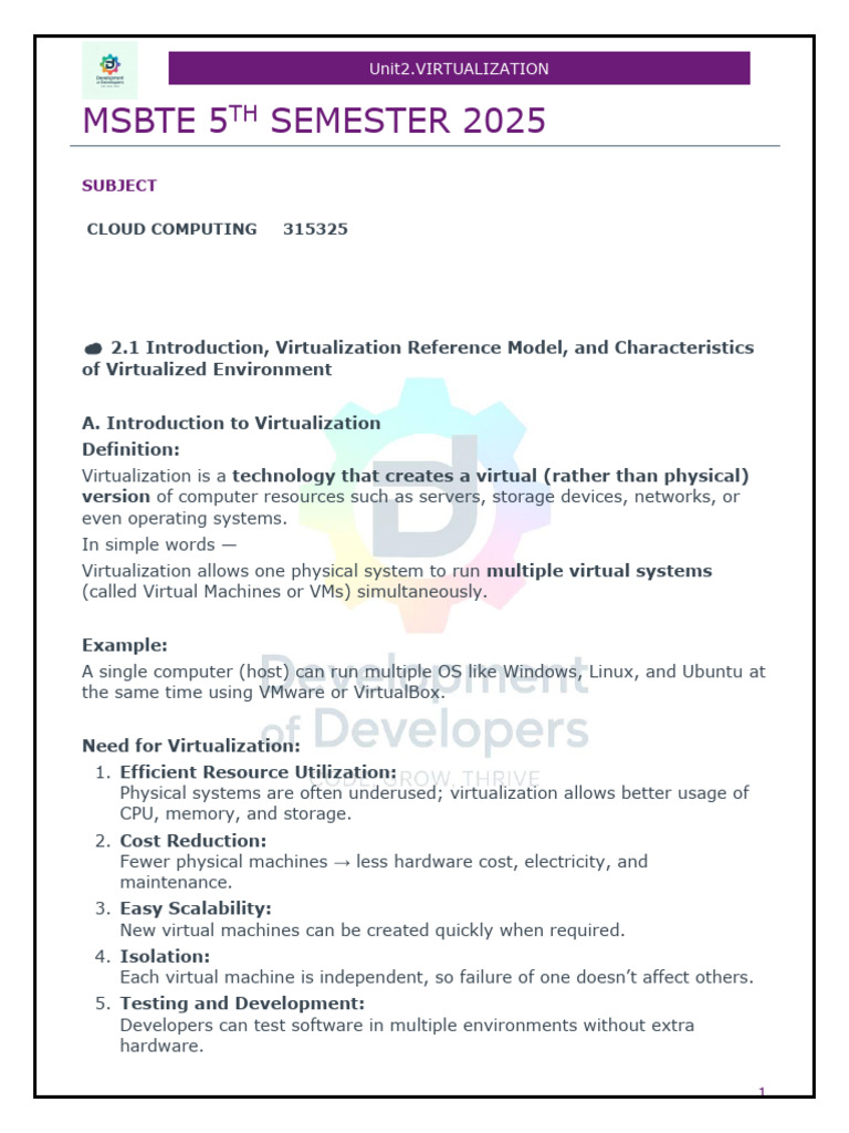 Virtualization in Cloud Computing Explained | PDF | Virtual Machine ...