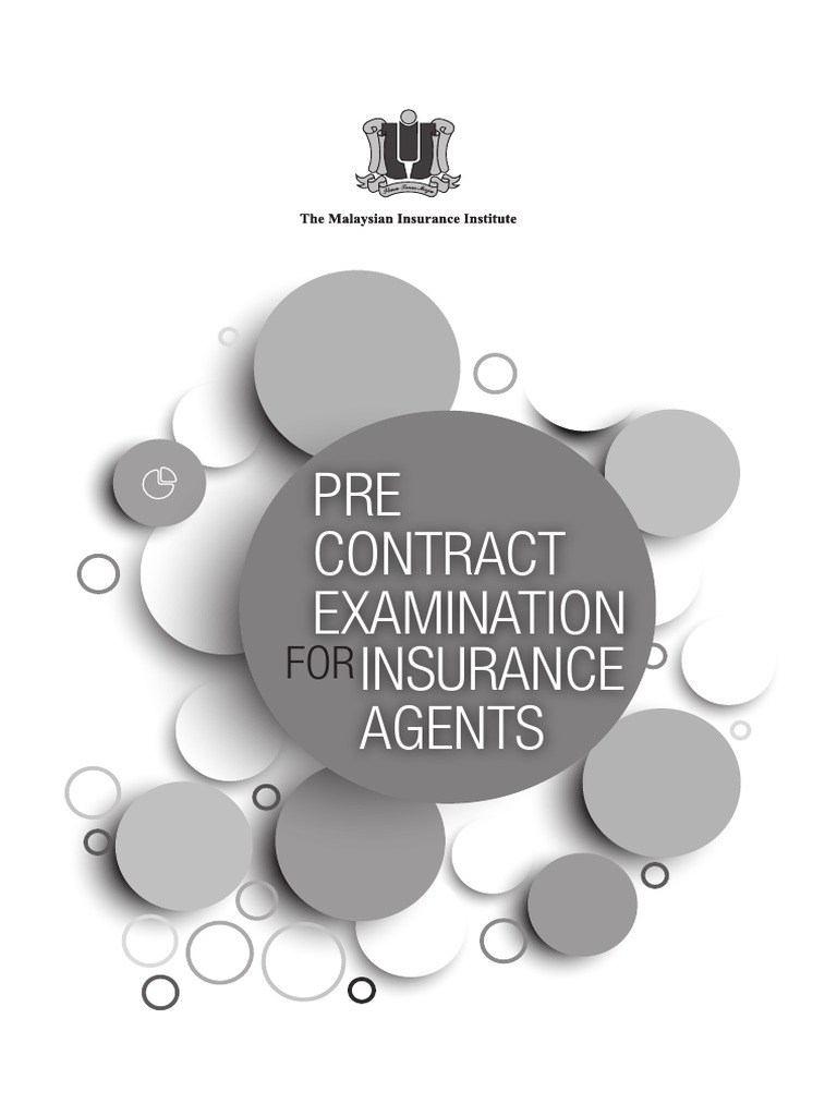 Pre-Contract Exam for Insurance Agents | PDF | Insurance | Risk