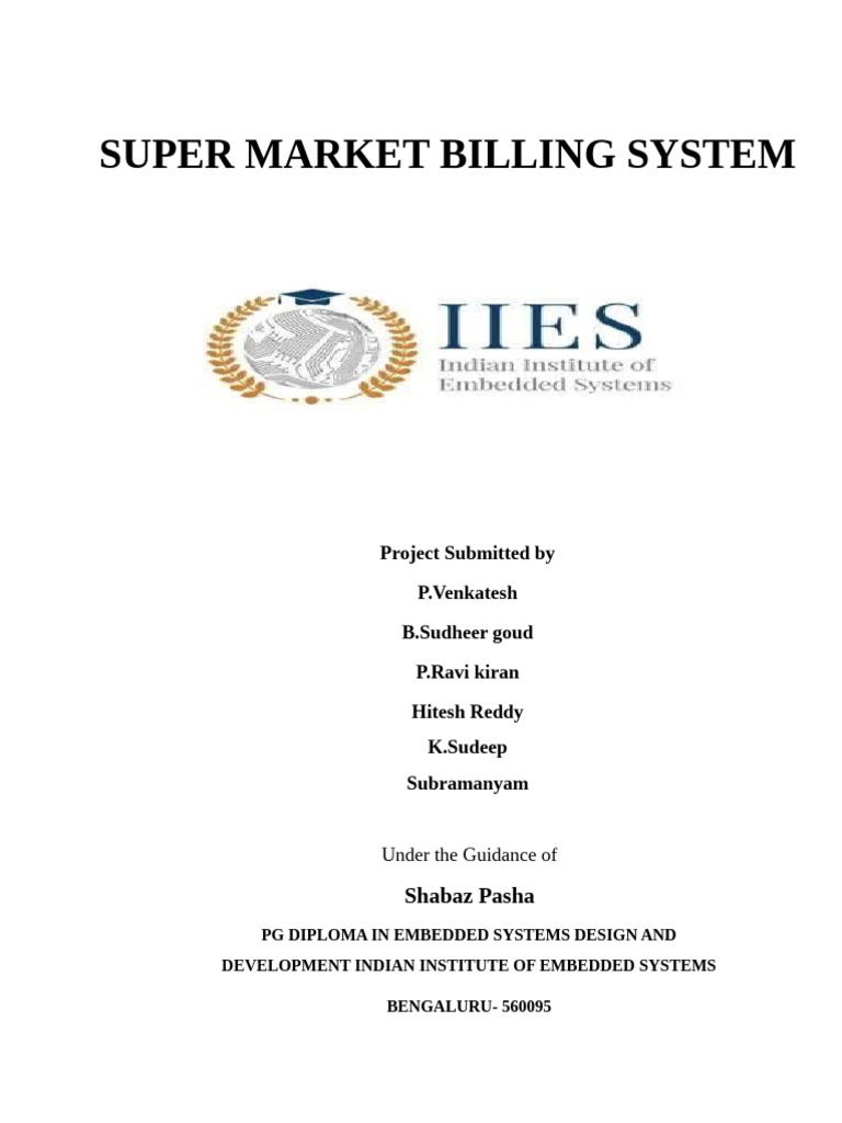 Super Market Billing[1] | PDF | Inheritance (Object Oriented ...