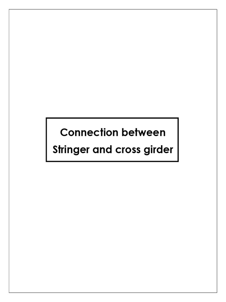 05-Connection Between Stringer&Cross Girder F | PDF