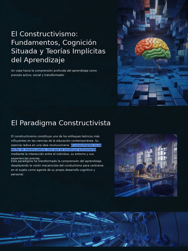 Constructivismo y Aprendizaje Activo | PDF | Aprendizaje ...