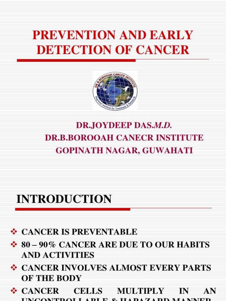Cancer Prevention and Early Detection Guide | PDF | Colorectal Cancer ...