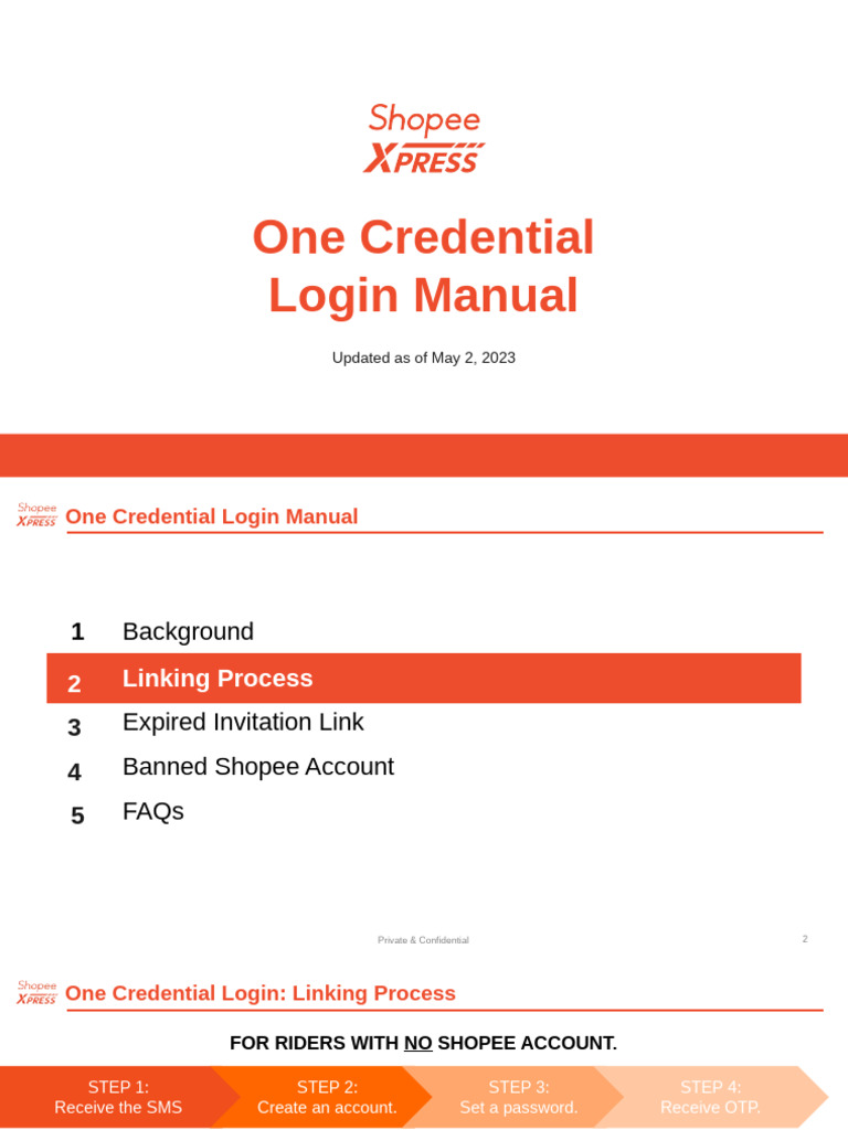 One Credential Login Manual Guide | PDF | Security Engineering | Computing