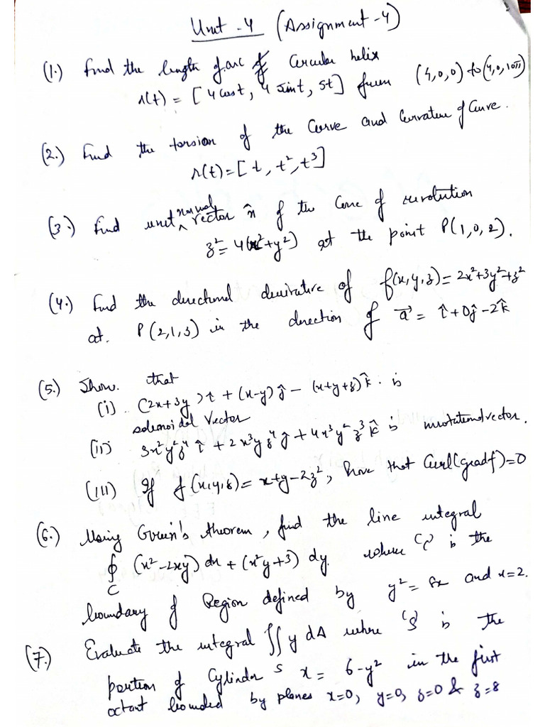 Am 1 Assignmentno. 4 (Unit 4) | PDF