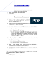 Esquema Competência dos Tribunais