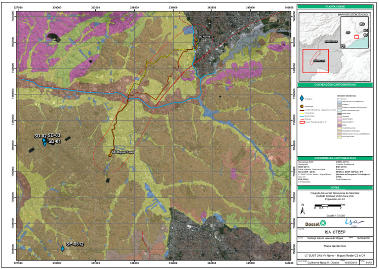 Mapa Geotécnico LT SUBT 345 kV Norte | PDF