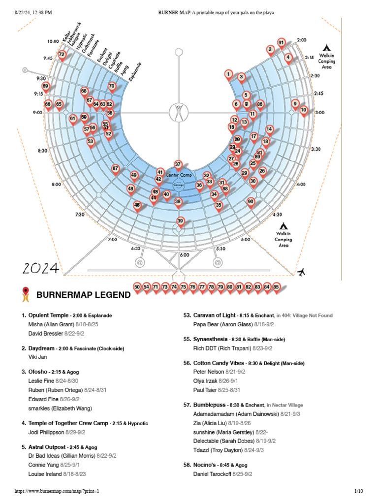 Burner Map. (David) | PDF