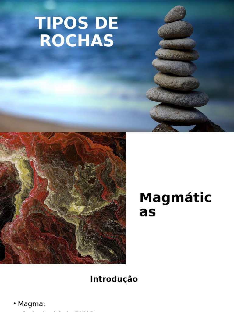 Tipos de Rochas | PDF | Magma | Rocha ígnea