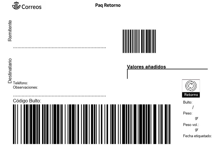 Información de Envío y Contacto | PDF