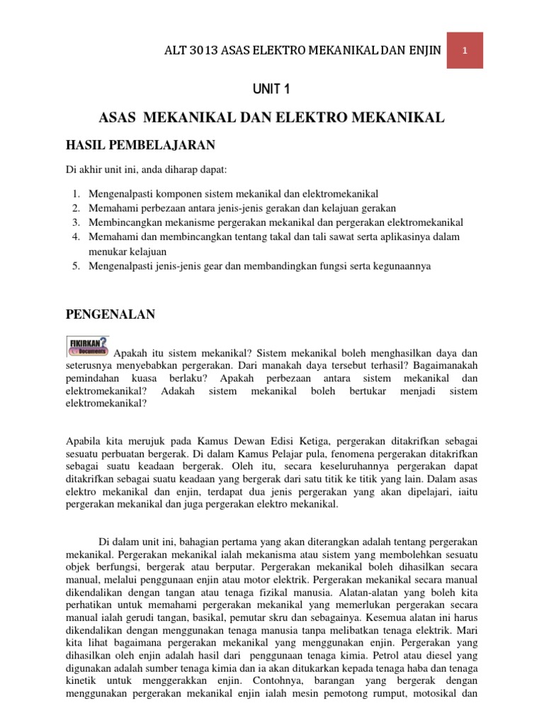 Full Pjj Modul Asas Elektromekanikal Pdf