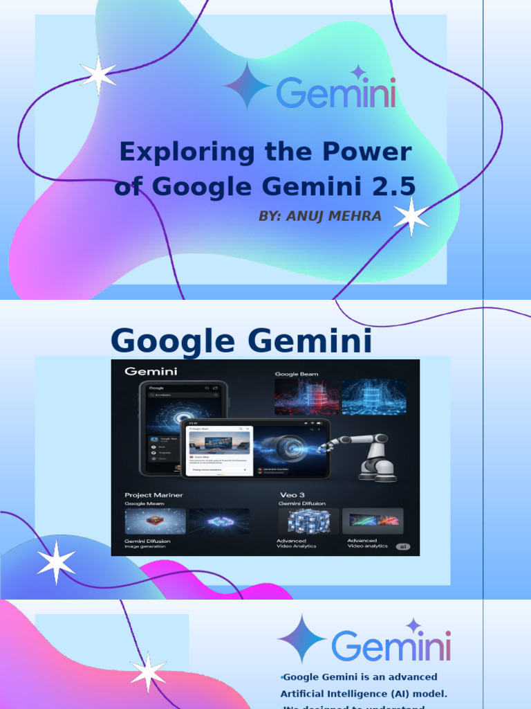 Google Gemini 2.5: AI Features Unleashed | PDF | Artificial ...