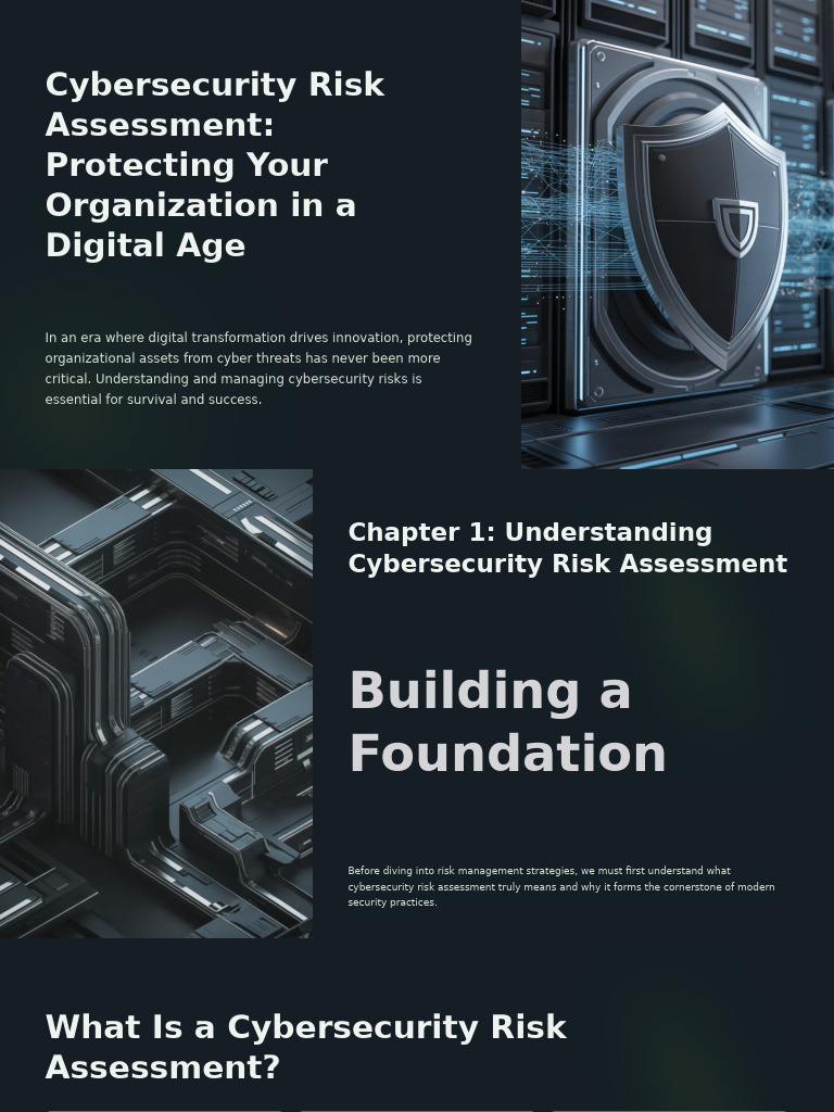 Cybersecurity Risk Assessment Protecting Your Organization in A Digital ...