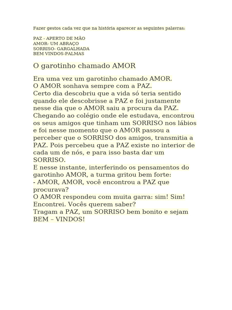 A Jornada do Amor em Busca da Paz | PDF