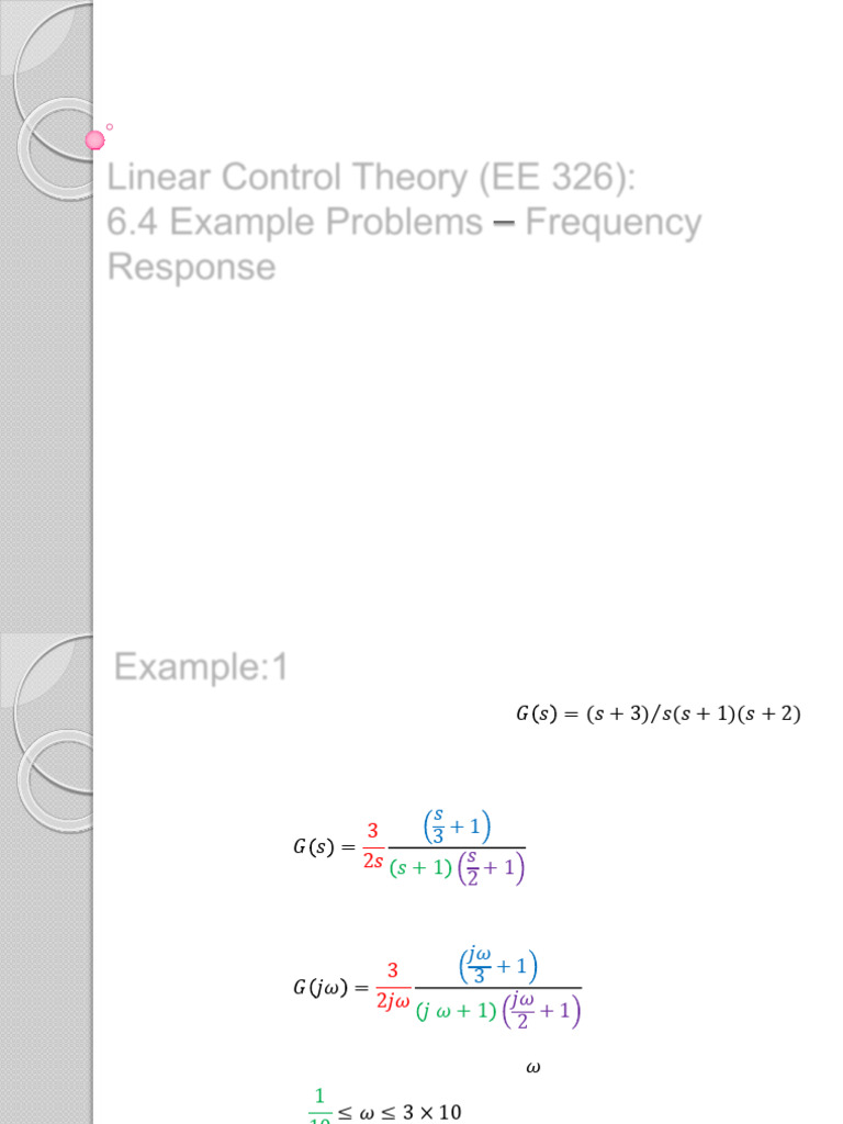 Bode Plot Analysis for Control Systems | PDF | Applied Mathematics ...