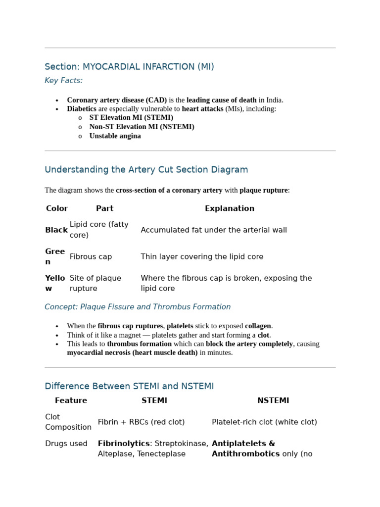 Prep RR Medicine Cardio 1 | PDF | Myocardial Infarction | Heart Rate