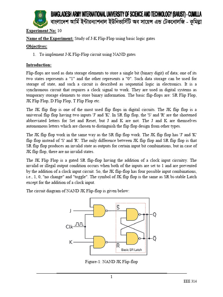 Experiment 10 | PDF | Electrical Circuits | Computer Engineering